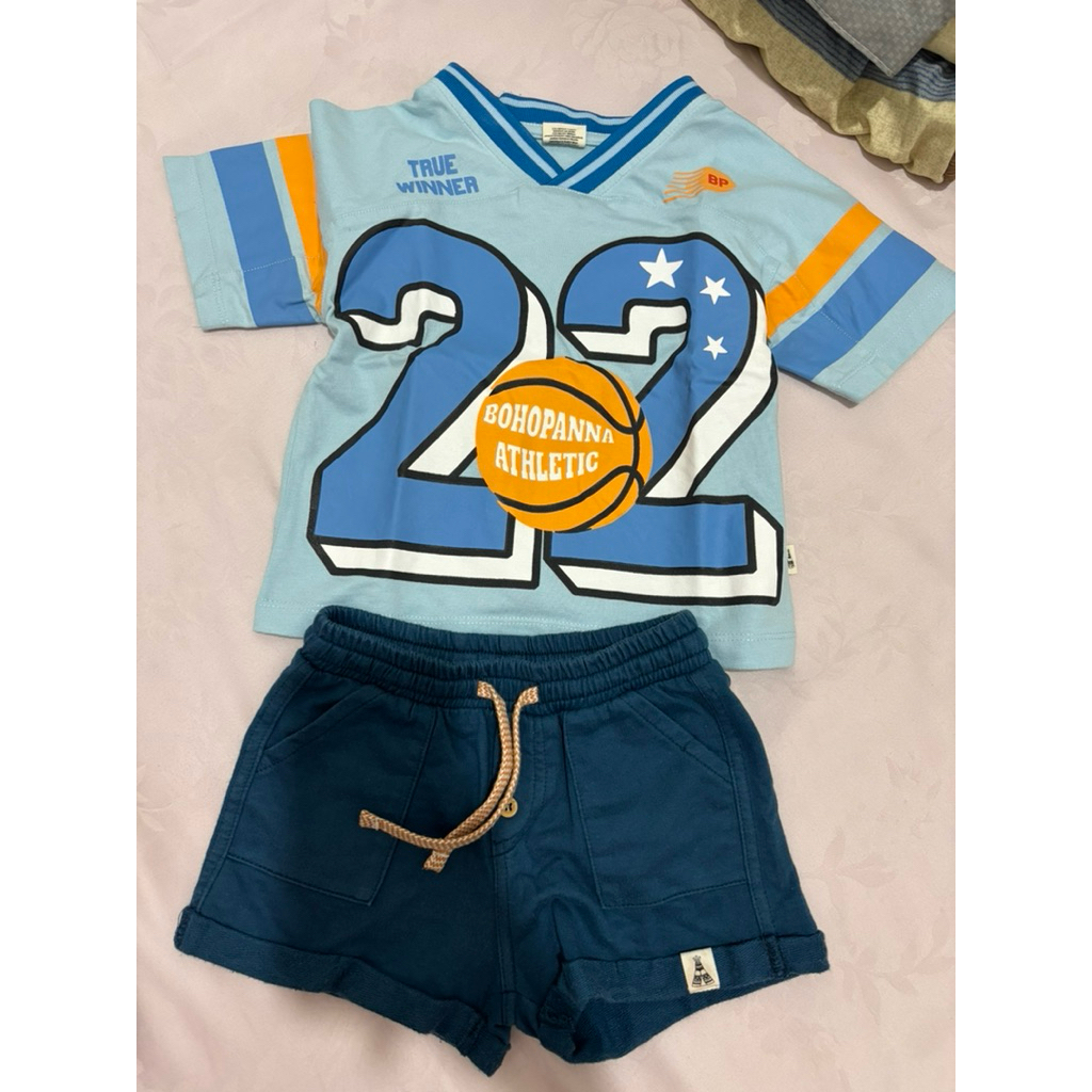 BOHOPANNA BAJU SET ANAK COWOK UK 1Y (PRELOVED)