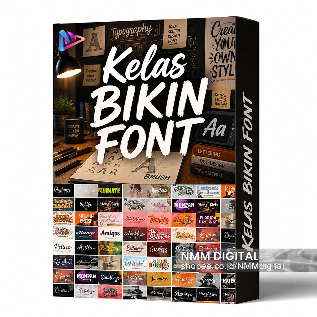 Bikin Font: Belajar Buat Desain Font Keren Sendiri dan Cara Menjualnya
