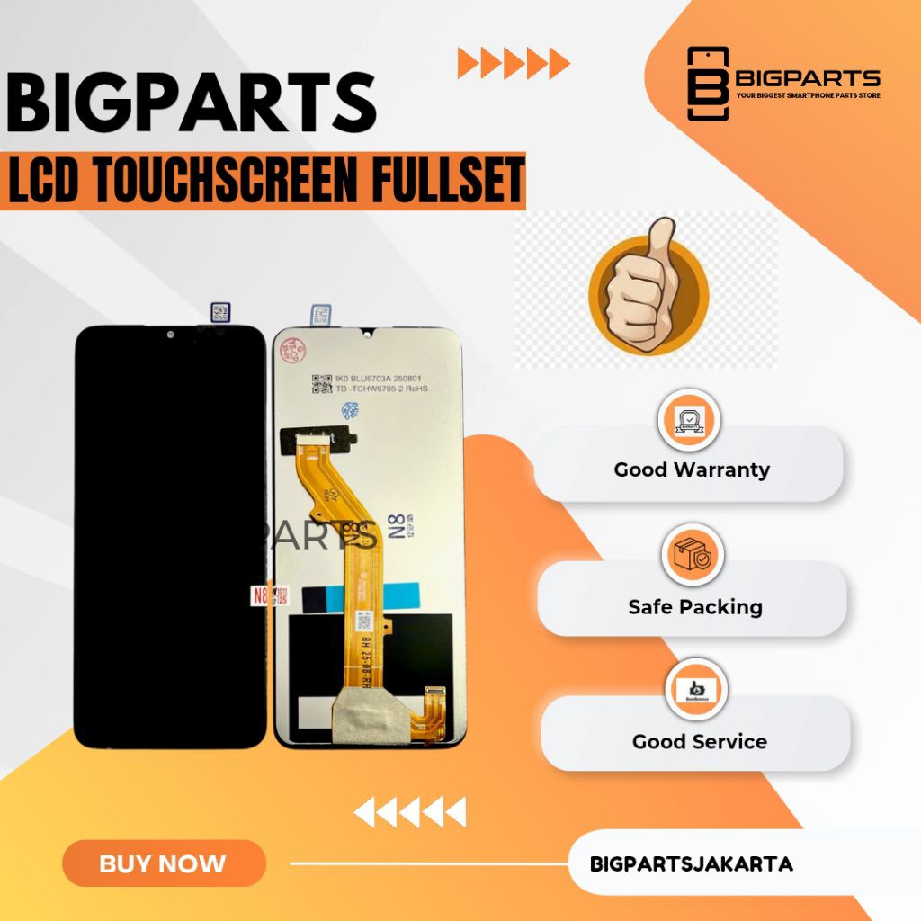 LCD TOUCHSCREEN SHARP AQUOS V7 PLUS COMPLETE