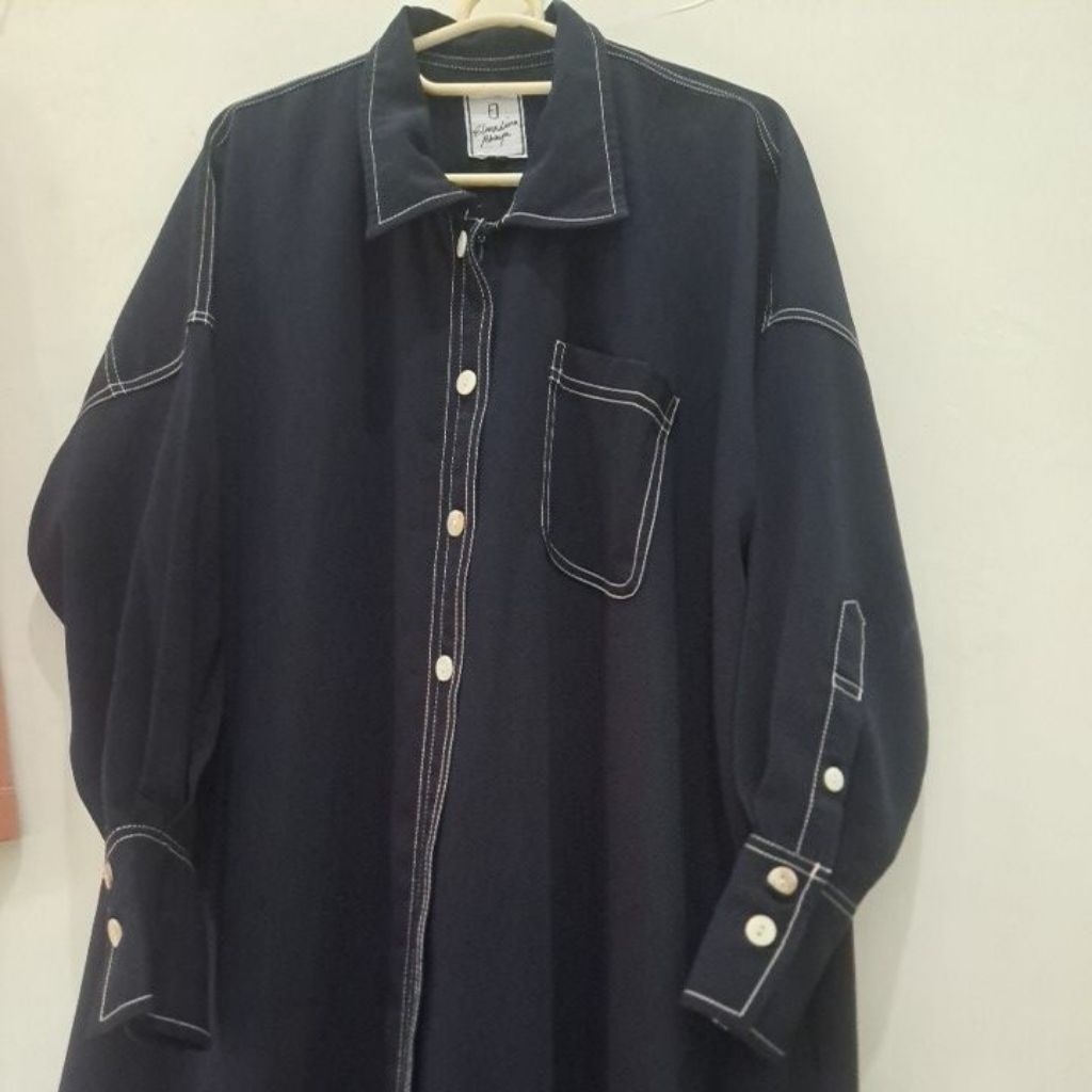 Kemejabaya warna navy size S