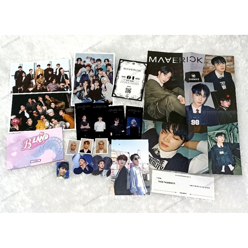 Readystock official postcard poster bookmark id photo photocard pc mini clover tag album unexpected 