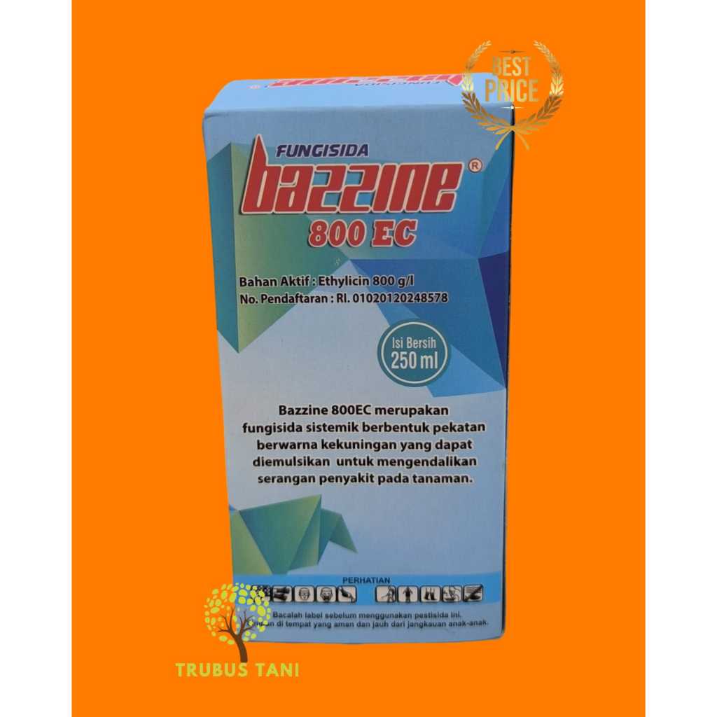 Bazzine 800EC Fungisida Pengendali Penyakit 100ml dan  250ml