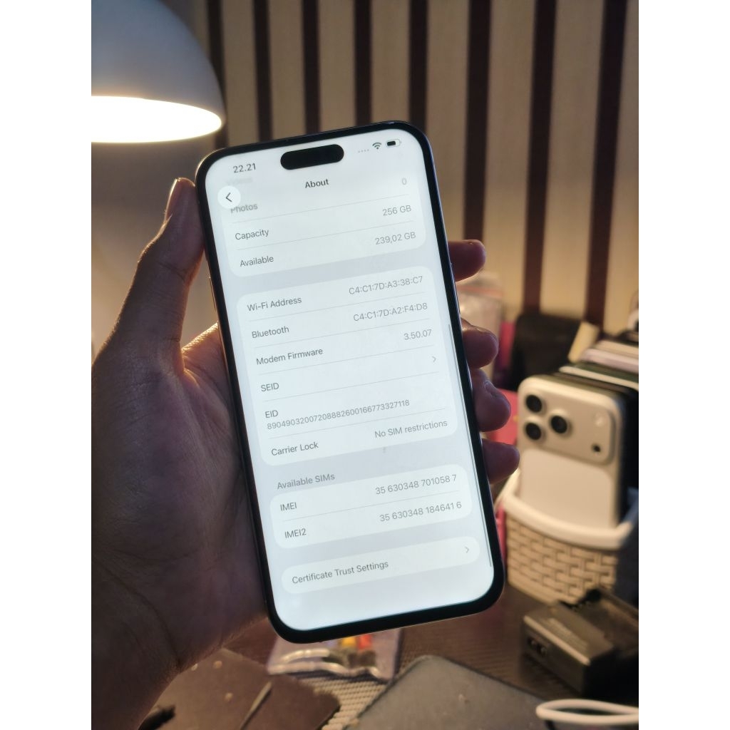 IPHONE 15 PROMAX 256 INTER