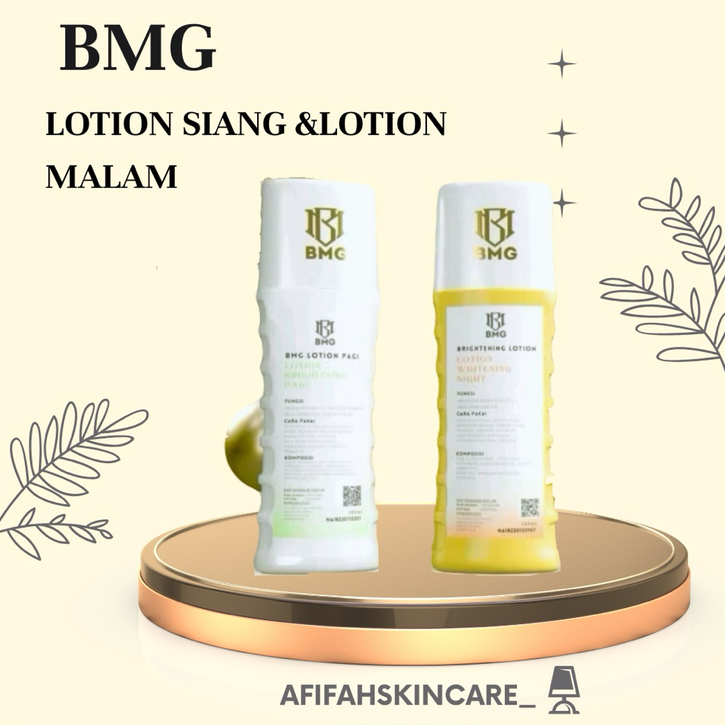BMG ORIGINAL KEMASAN BARU / BMG ANGGUR LOTION/ LOTION VIRAL/ SIANG DAN MALAM