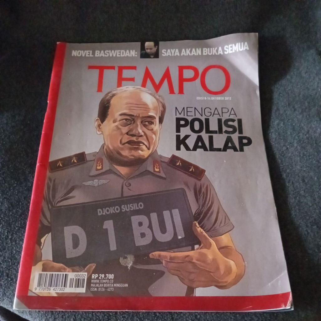 MAJALAH TEMPO EDISI 8-14 OKTOBER 2012 - MENGAPA POLISI KALAP