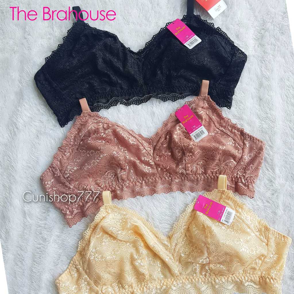 BRAHOUSE FULL CUP TANPA KAWAT TANPA BUSA 34C 36C 38C BRA BH WIRELESS NO PAD B01 1690 BRA HOUSE