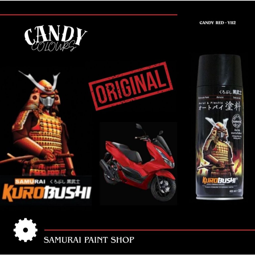 CAT SEMPROT SAMURAI PAINT CANDY RED Y112