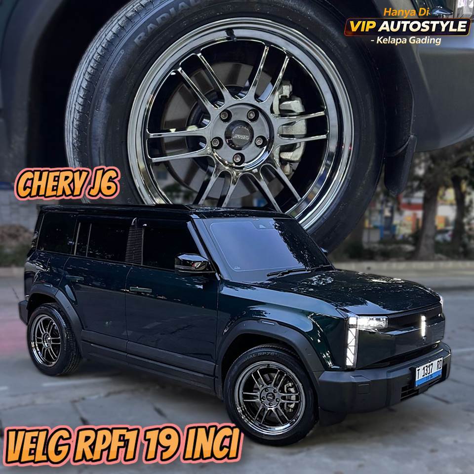 Velg Mobil Chreyy J6 R19 SSW RPF1 Lebar 8,5 PCD 5x108 | Siap Kirim