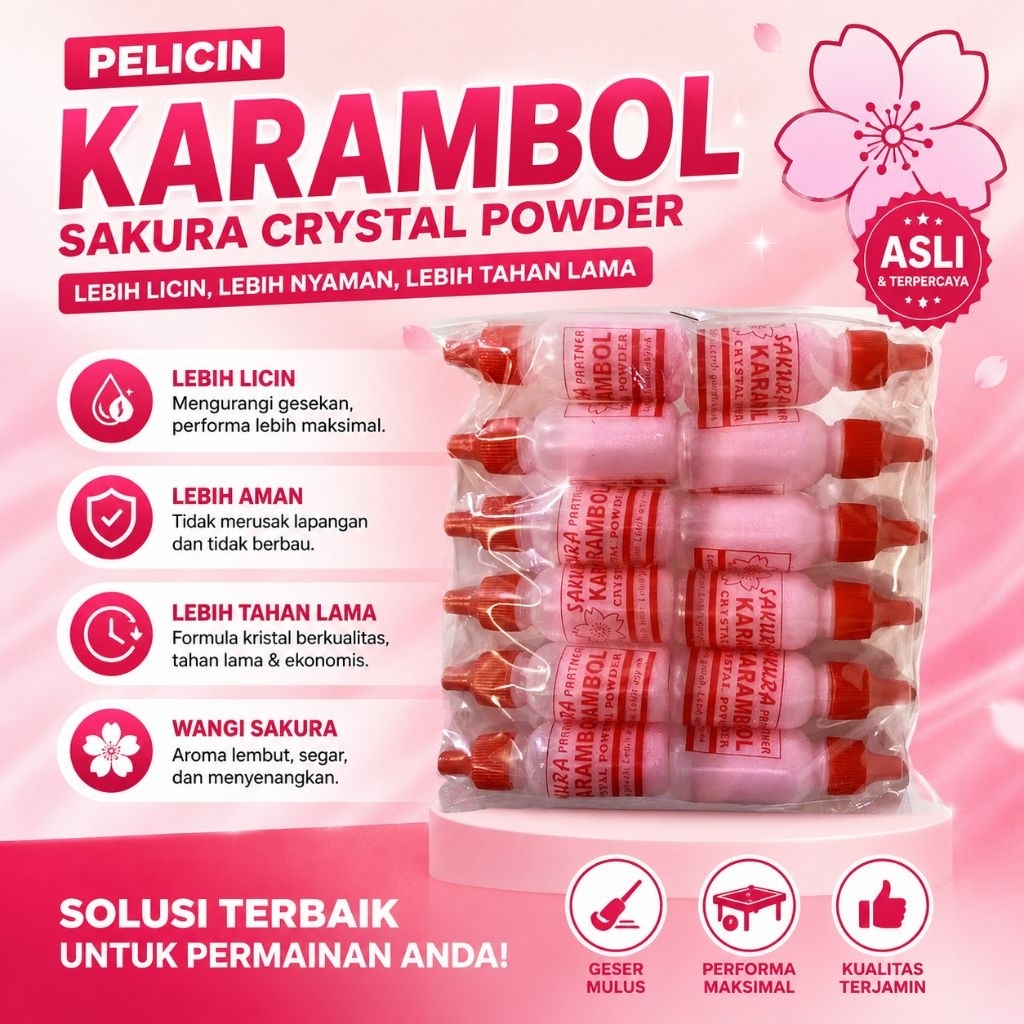 PELICIN KARAMBOL || SAKURA CRYSTAL POWDER