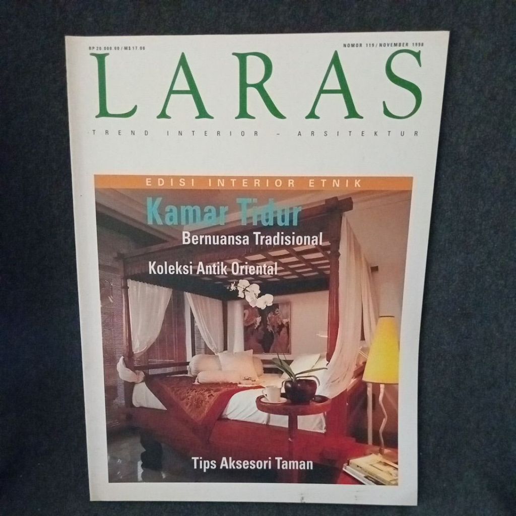 MAJALAH LARAS NOVEMBER 1998 - EDISI INTERIOR ETNIK