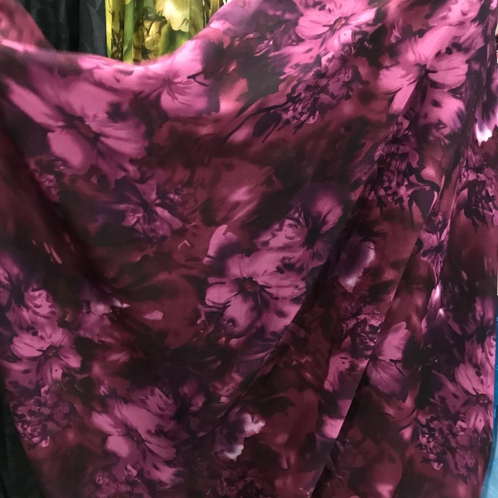 kain sifon motif bunga ~ kain sifon motif kembang ~ kain sifon bunga mawar mewah apkk
