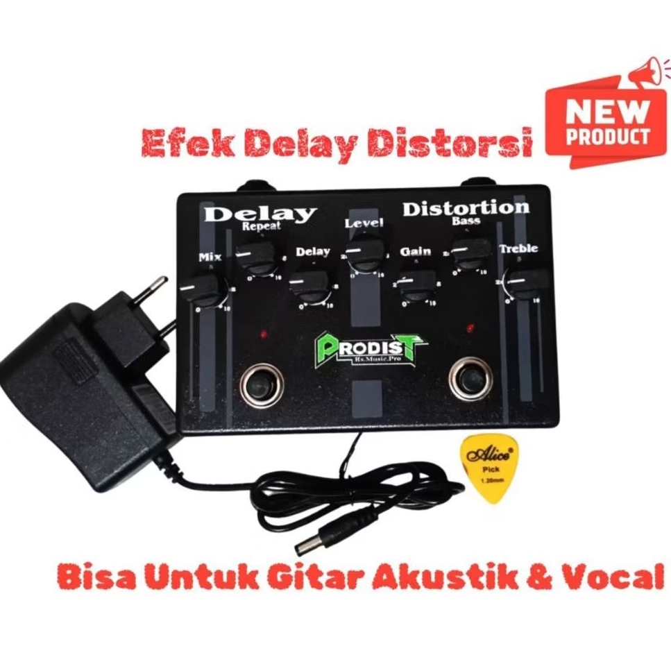 Efek Gitar Distorsi Delay-Efek Gitar Distorsi Delay Terbaru Suara Berkualitas