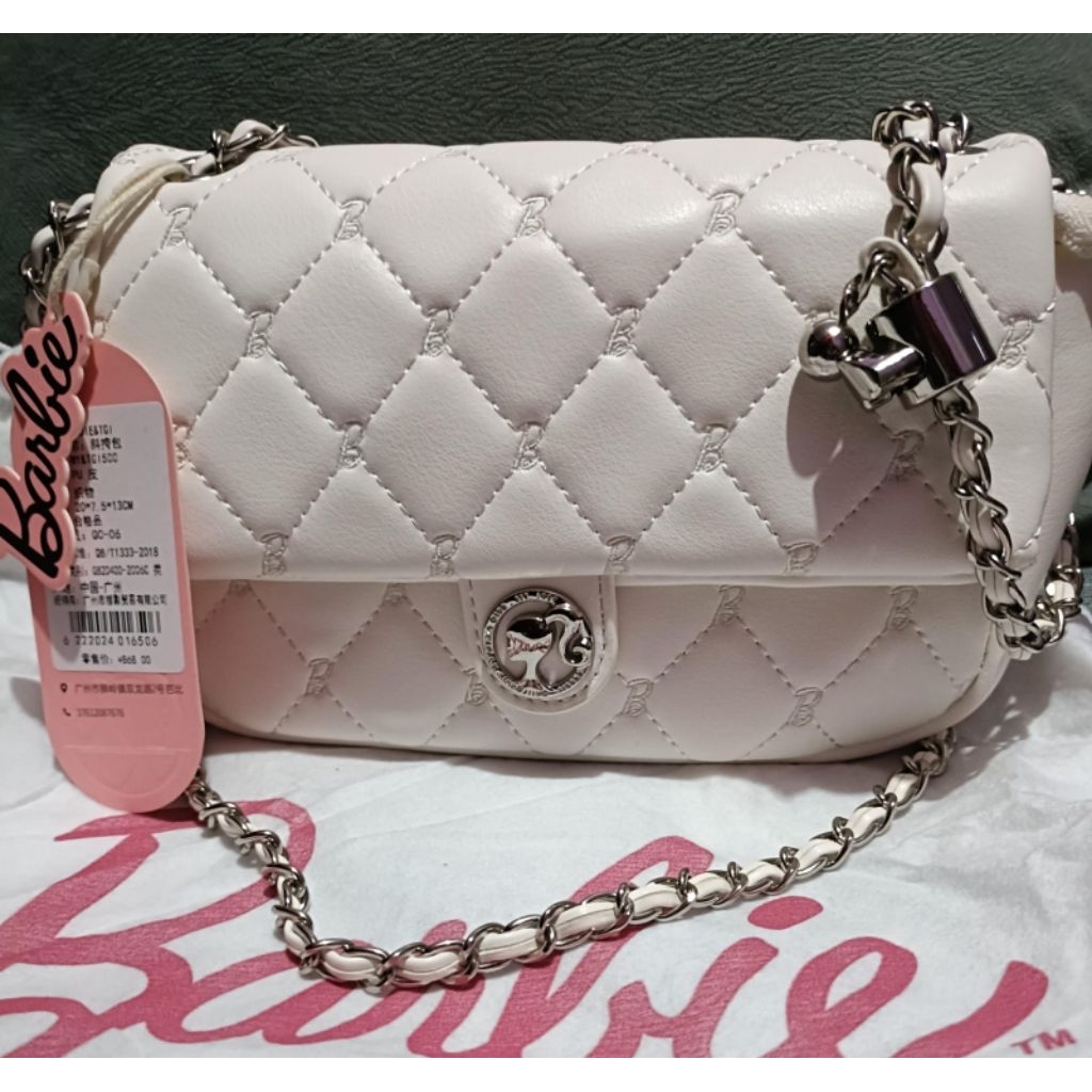 TAS BARBIE NIKMIR MINI ORIGINAL WARNA PUTIH