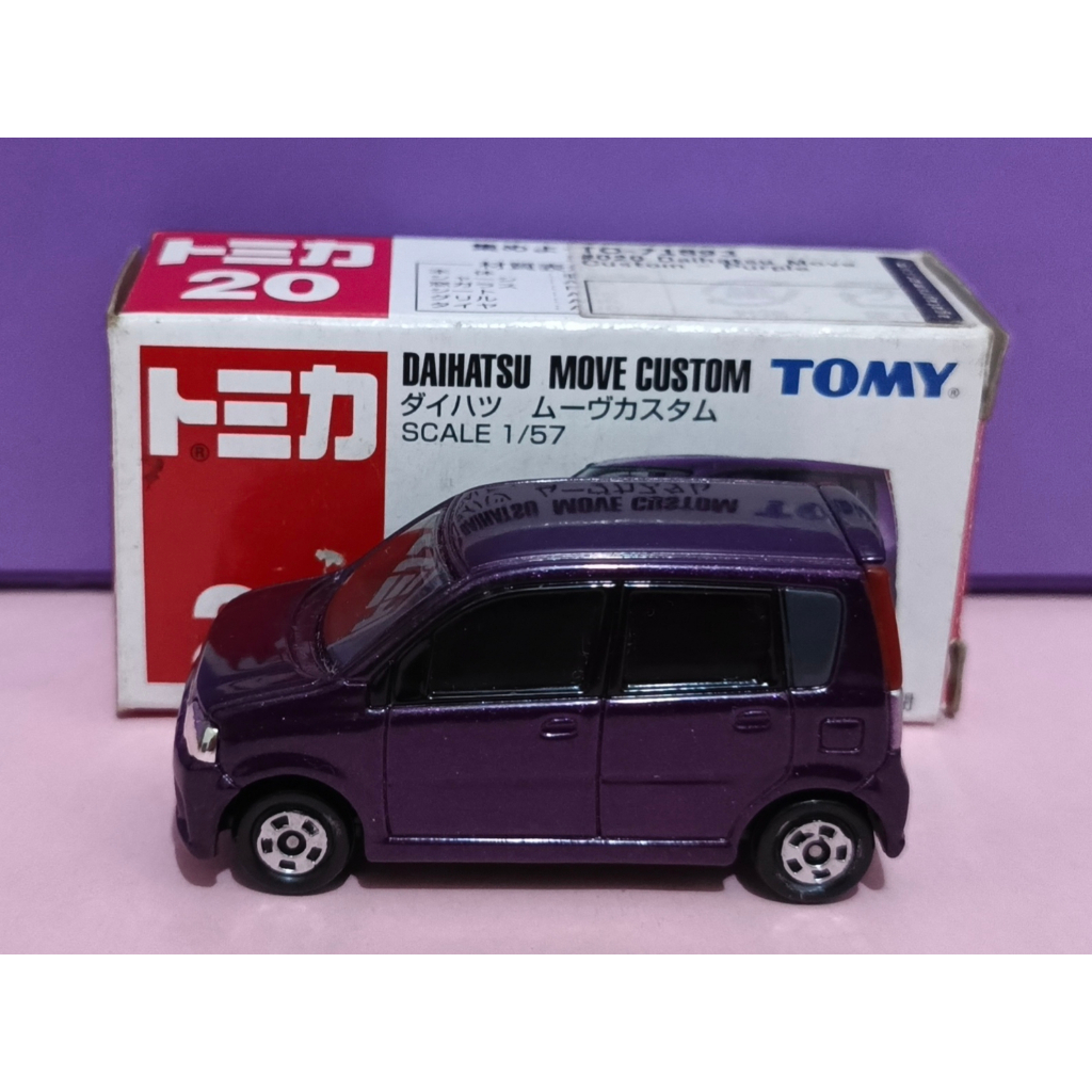 Diecast Tomy Biru Tomica 20 Daihatsu Move Custom (Purple)