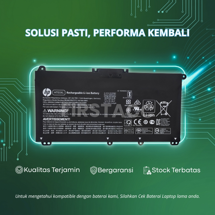 Baterai HP Laptop 14s-CF2xxx series New