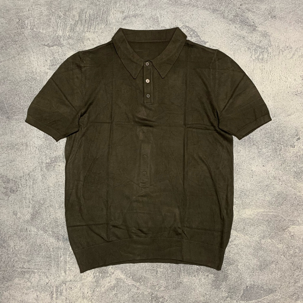 Songzio Knit Polo Shirt Size L