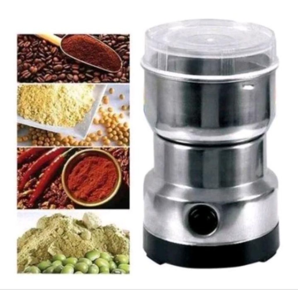 Penggiling Kopi /kacang/Rempah Elektrik Serbaguna Stainless Steel