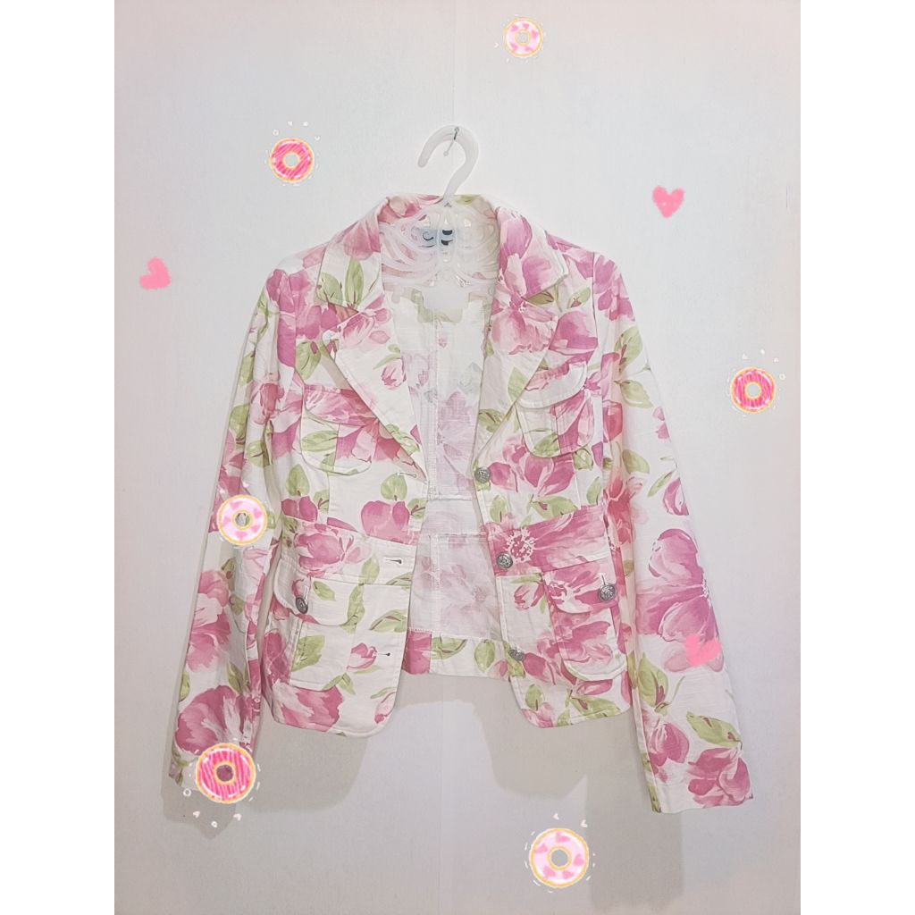 Blazer bunga