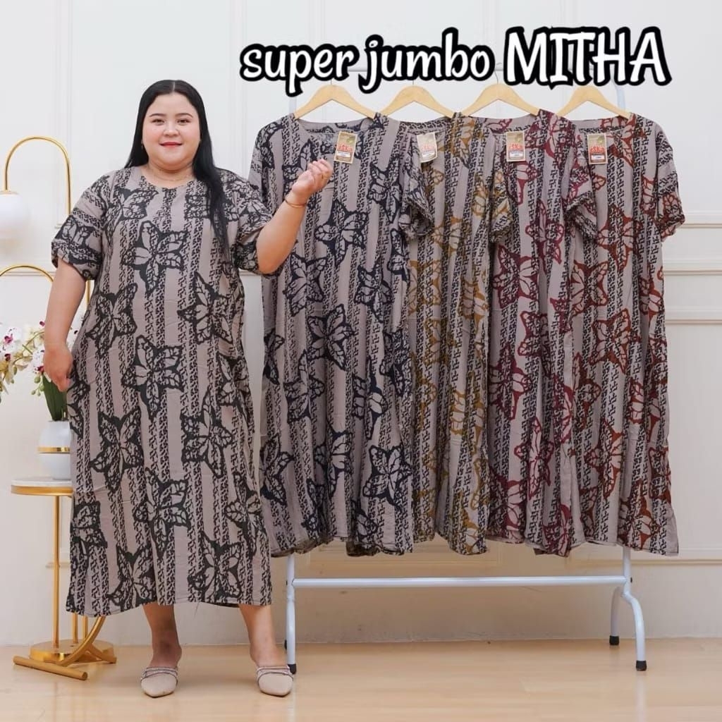Daster Jumbo Mitha Rayon Premium Viral Busui Friendly LD 130
