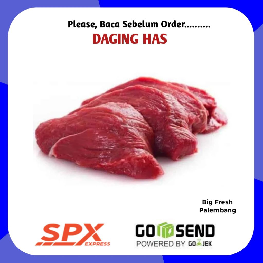 Daging Has Segar - Toko Sayur Sayuran Segar Palembang