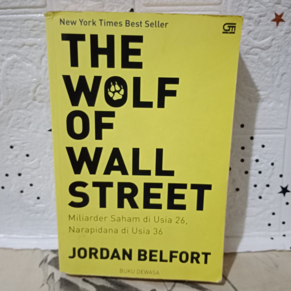 BUKU THE WOLF OF WALL STREET - JORDAN BELFORT