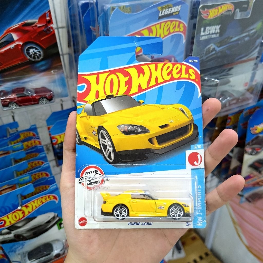 Hot Wheels Honda S2000 Kuning - Hotwheels Original Mattel