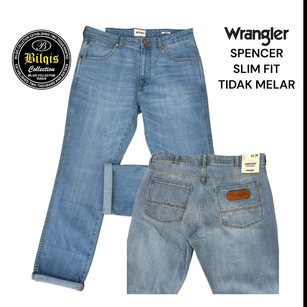 celana panjang wrangler pria original (size/29) LARSTON SLIM TAPERED