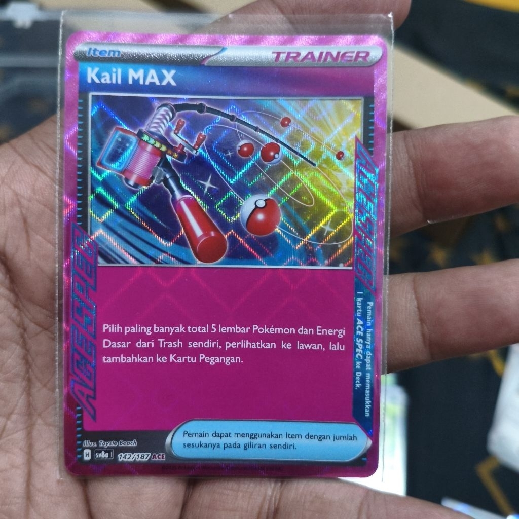 kail max ace tcg pokemon / kartu pokemon