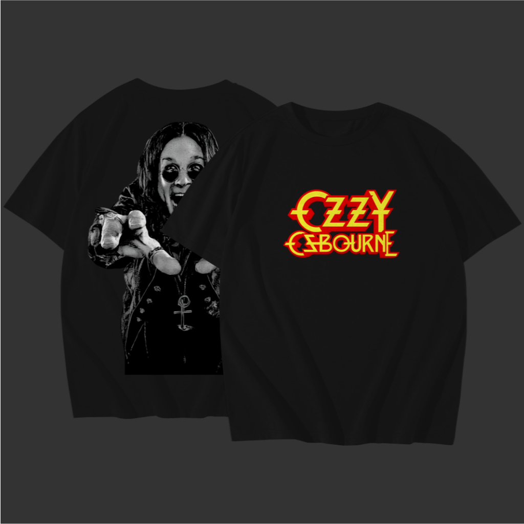 TSHIRT OZZY OSBOURNE TSHIRT MUSIK TSHIRT BAND OZZY OSBOURNE KAOS OZZY OSBOURNE KATUN 30S
