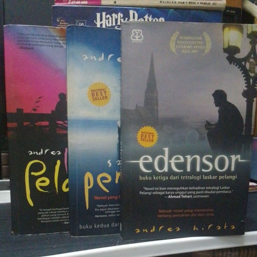 [PRELOVED] Laskar Pelangi, Sang Pemimpi, Edensor karya. Andrea Hirata