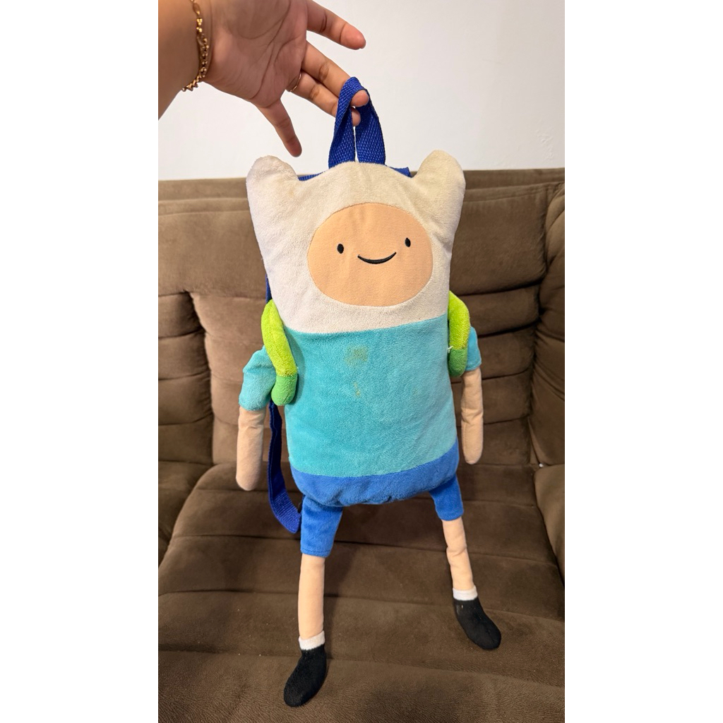 Tas ransel boneka anak finn adventure time original