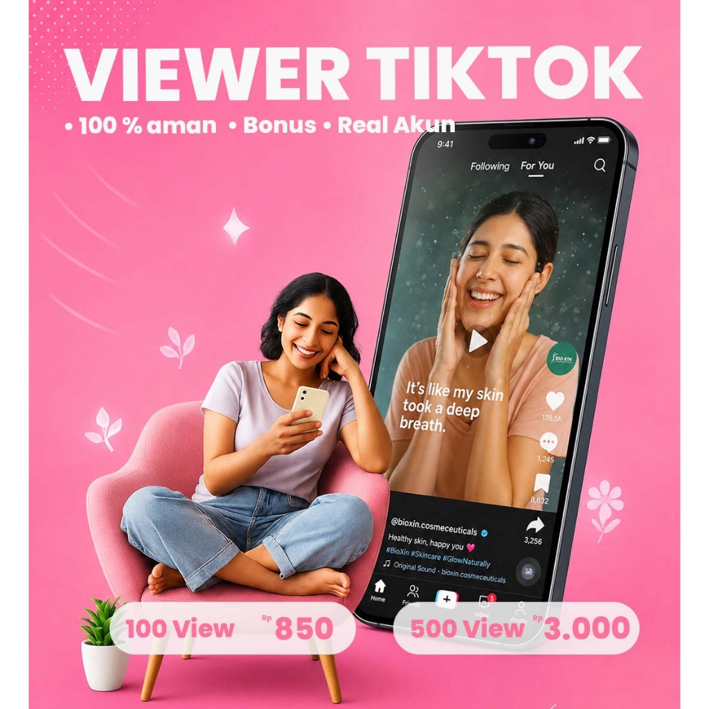 Viewers Tiktok Penambah Tayang View Tiktok Views