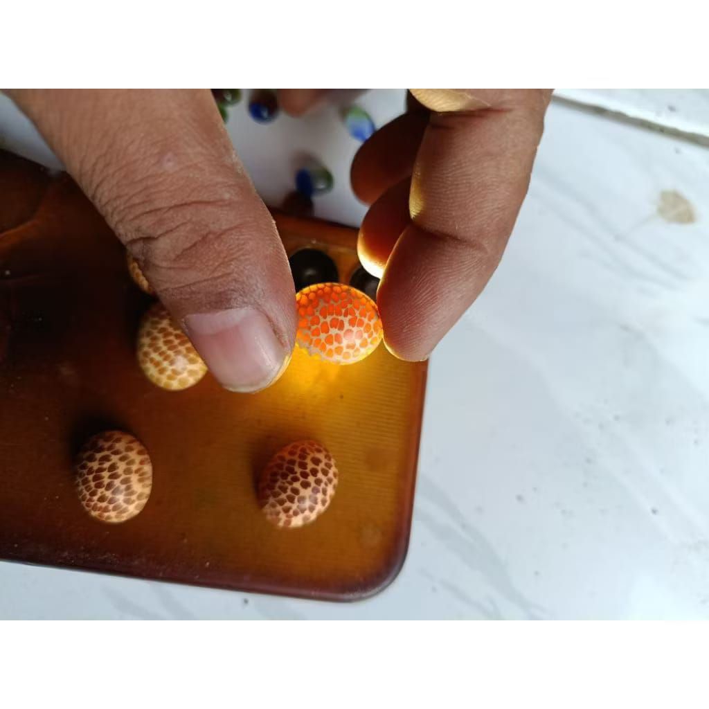 mata cincin lepasan kayu unik liwung lawu putih tembus