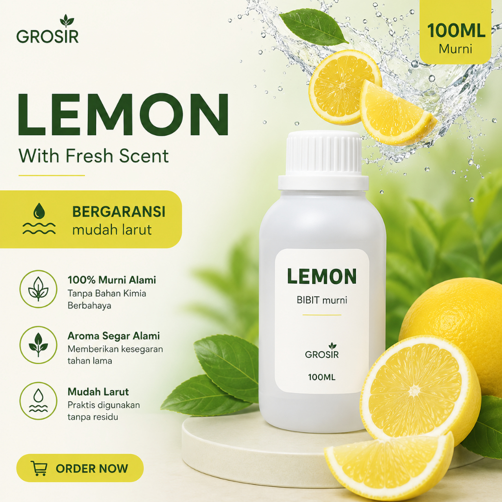 BIBIT PARFUM LEMON 100ML / BIANG PARFUM LEMON 100 ML