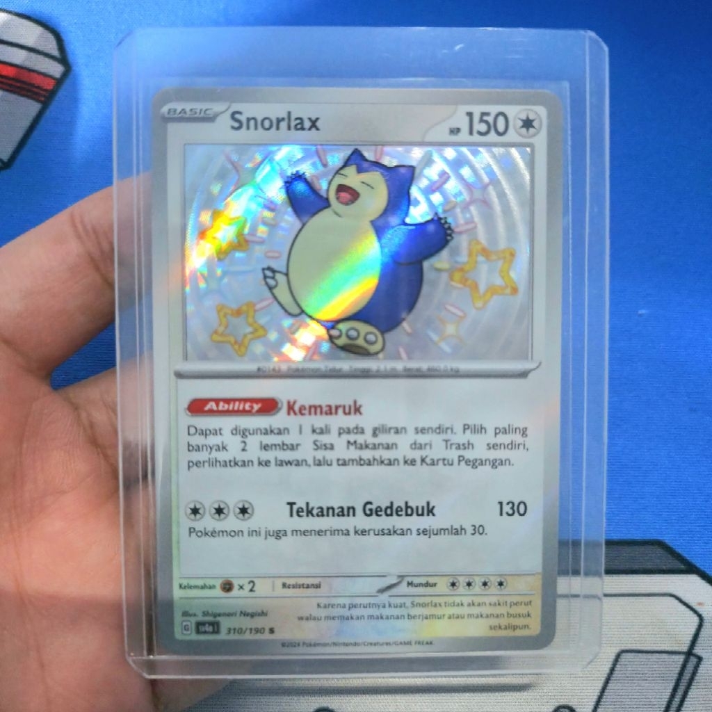 Shiny Snorlax TCG Indonesia