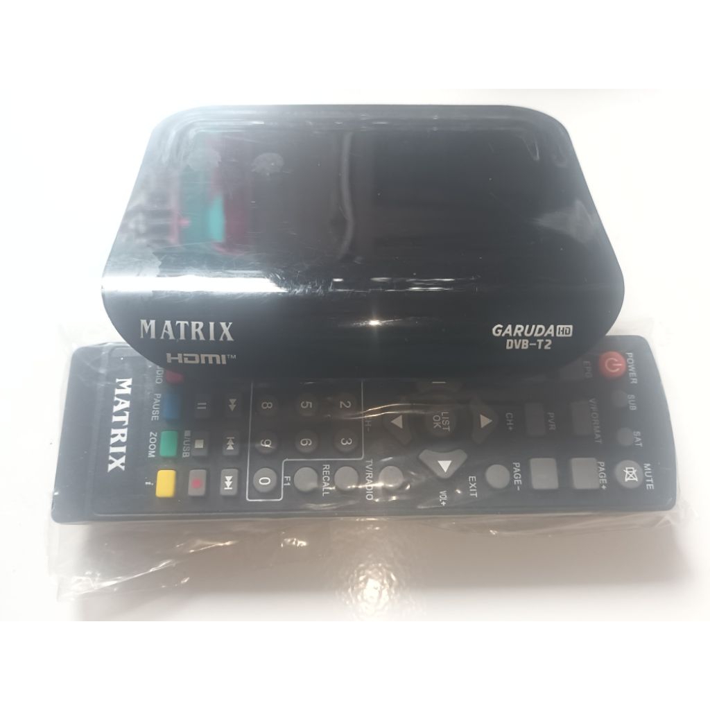 STB Matrix Garuda HD + Remote (Bekas)
