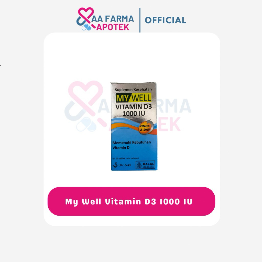 MY Well vitamin D3 1000 Iu