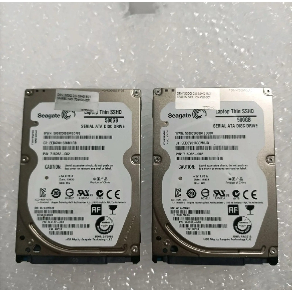 HDD SSHD Hardisk Internal Laptop 500 GB Mrek Seagate Laptop Thin SSHD model slim tipis
