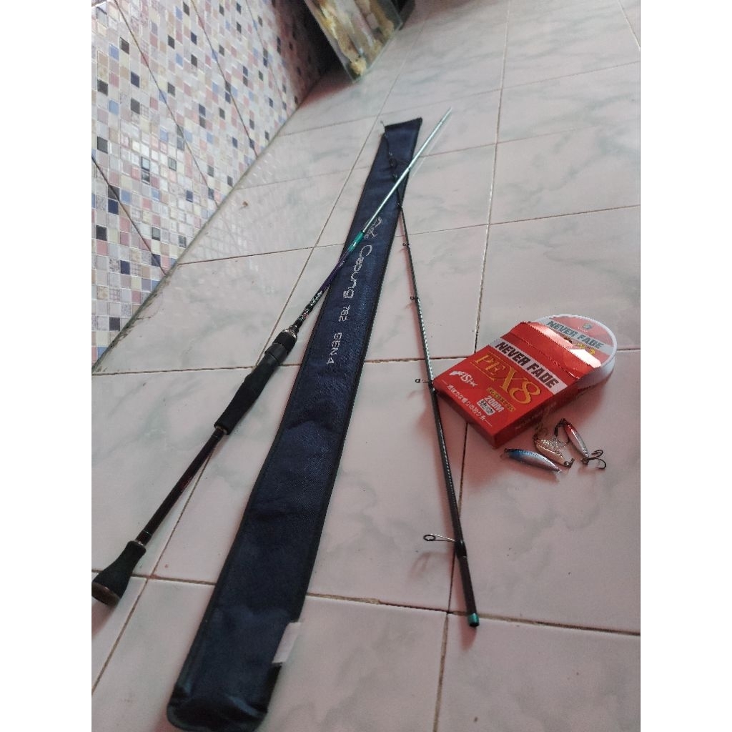 capung 762 gen4 dari relix nusantara joran bekas masih like new