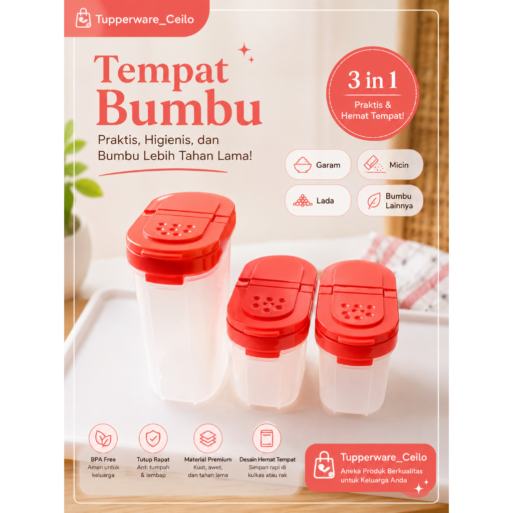 Tupperware Spice To Go Set