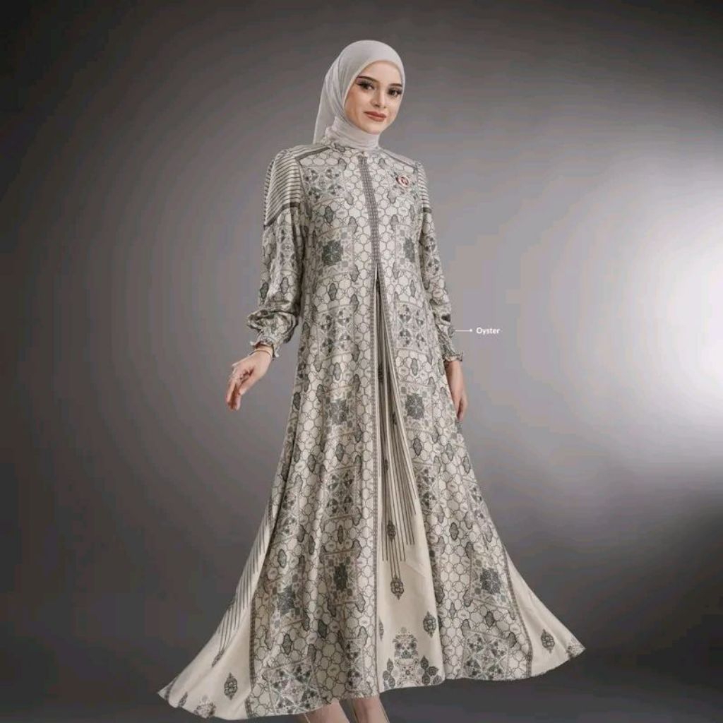 (READY) SYAHLA MIDI DRESS// NADHERA LUXURY