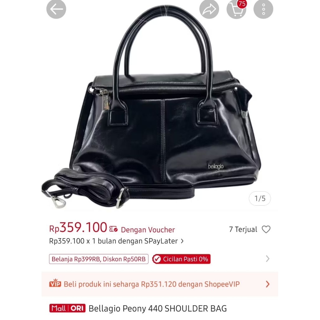 bellagio tas preloved
