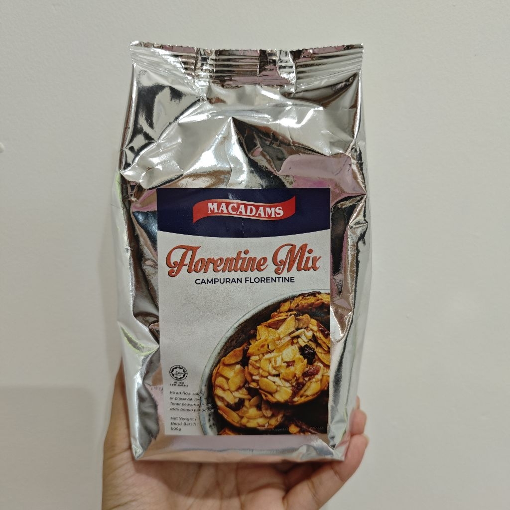 Macadams Florentine Mix 500gr Tepung Campuran Florenta Cookies Powder Import Germany Premix Cookies 