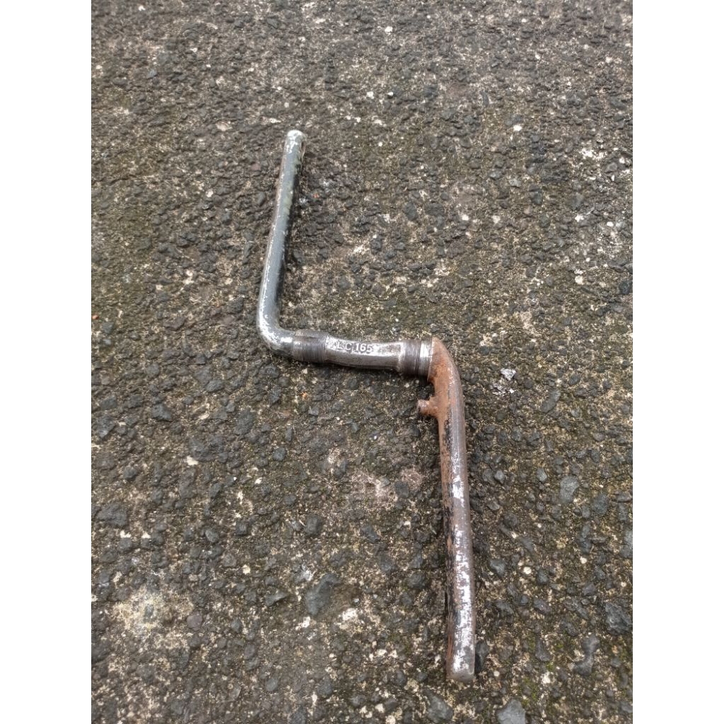 Crank arm sepeda bmx merk LC 165 second antiq