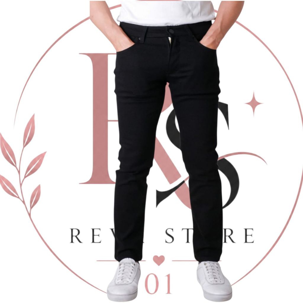 clana jeans Strech meral pria slimfit ukuran 36//46 clana jeans pria slimfit