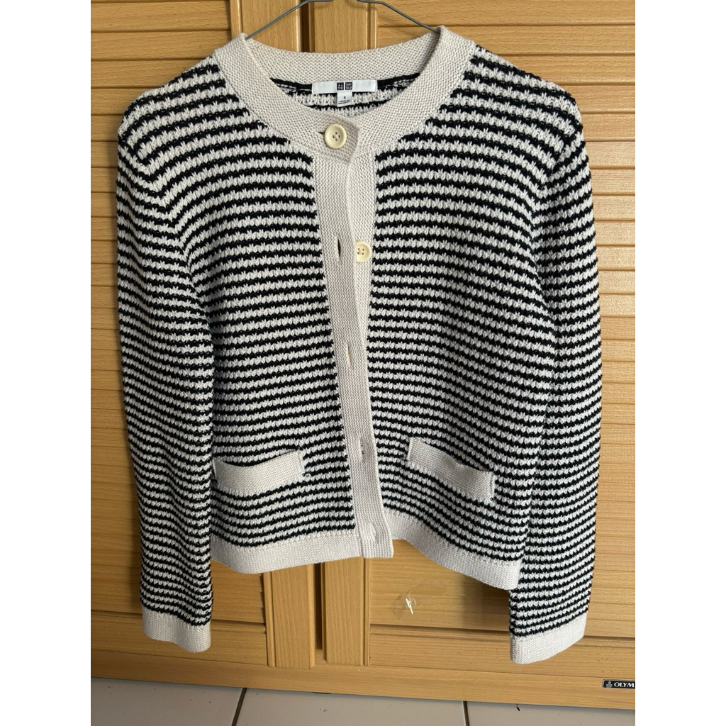 cardigan uniqlo tweed shouffle