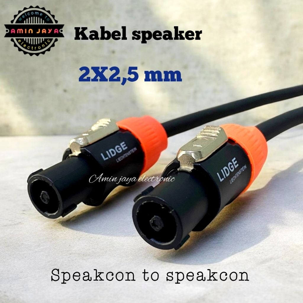 Kabel spikon to spikon / kabel speaker berkualitas