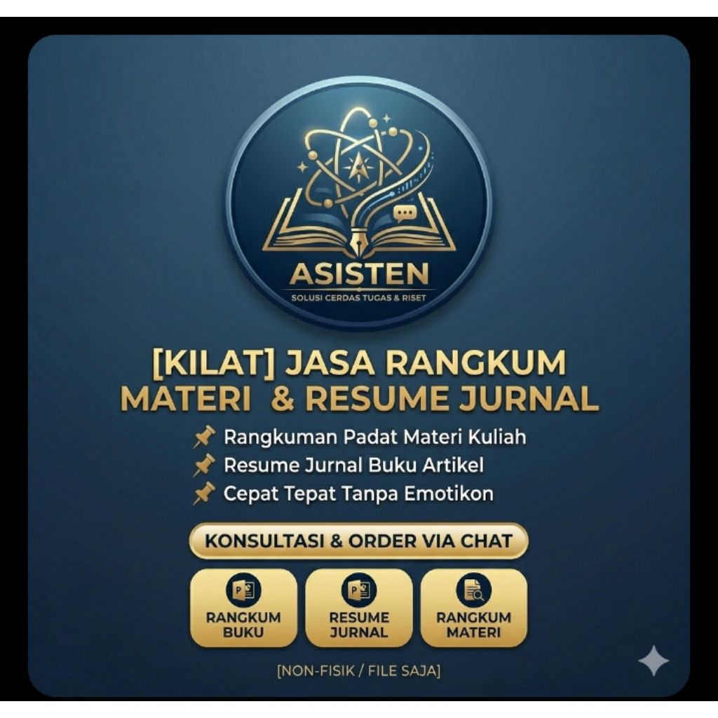 KILAT] Jasa Rangkum Materi Kuliah Resume Jurnal Buku Artikel Tugas Catatan Sekolah Cepat