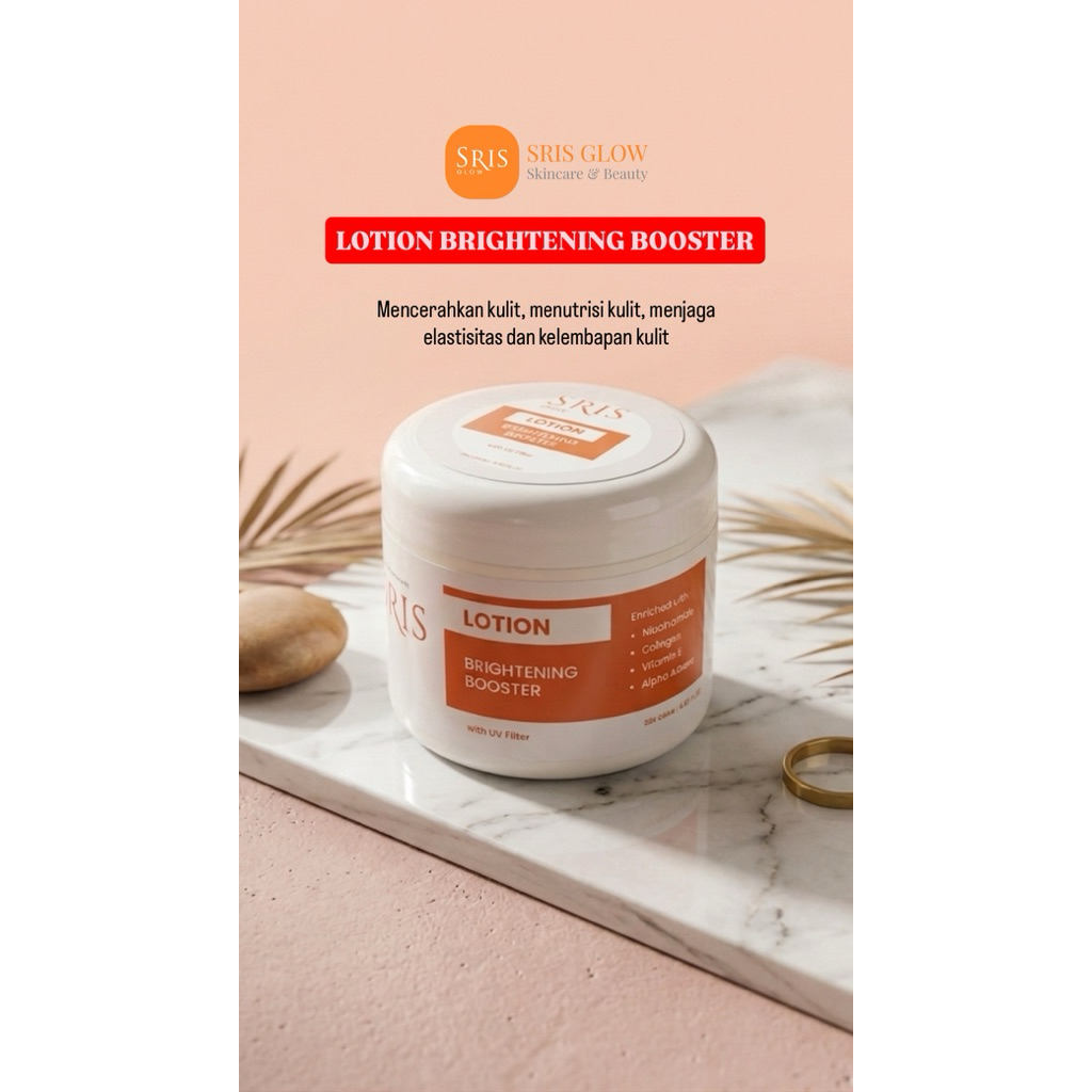 LOTION BRIGHTENING BOOSTER AMAN 100% BPOM | PEMUTIH BADAN | LOTION PEMUTIH BADAN BPOM | LOTION WHITE
