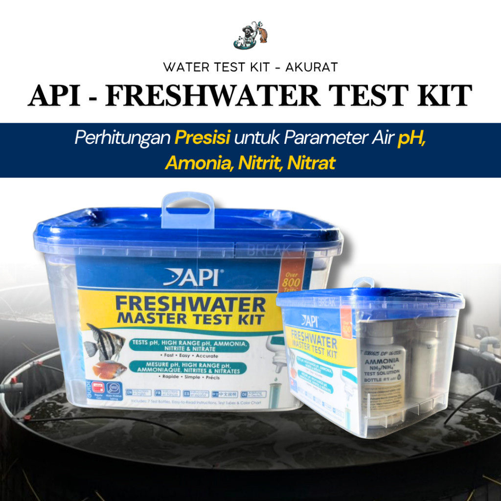 API Freshwater Master Test Kit Alat Test Air Aquarium dan Kolam pH Amonia Nitrit Nitrat